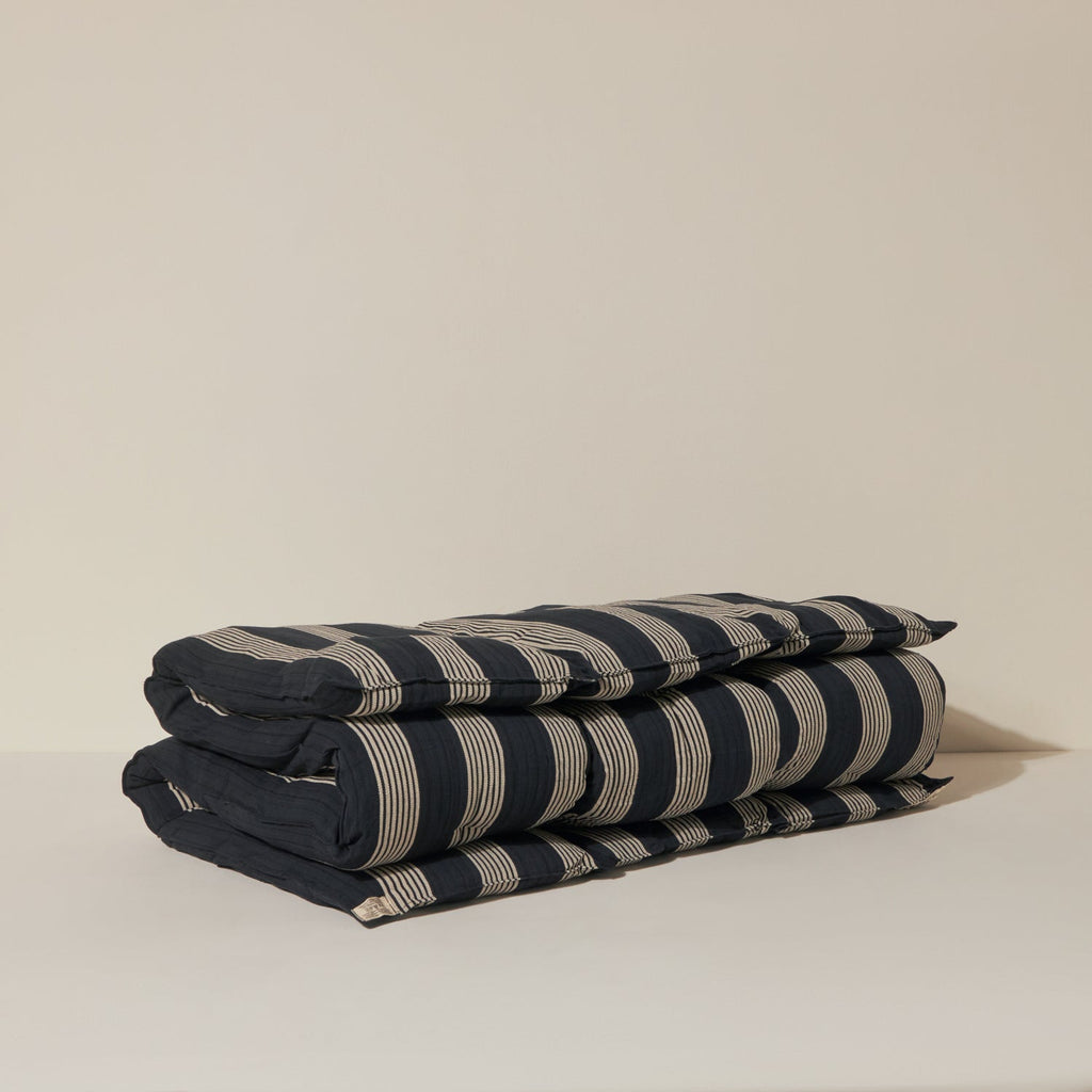 Goodee-Tensira-Kapok Mattress Bedroll - Color - Black & Off-White